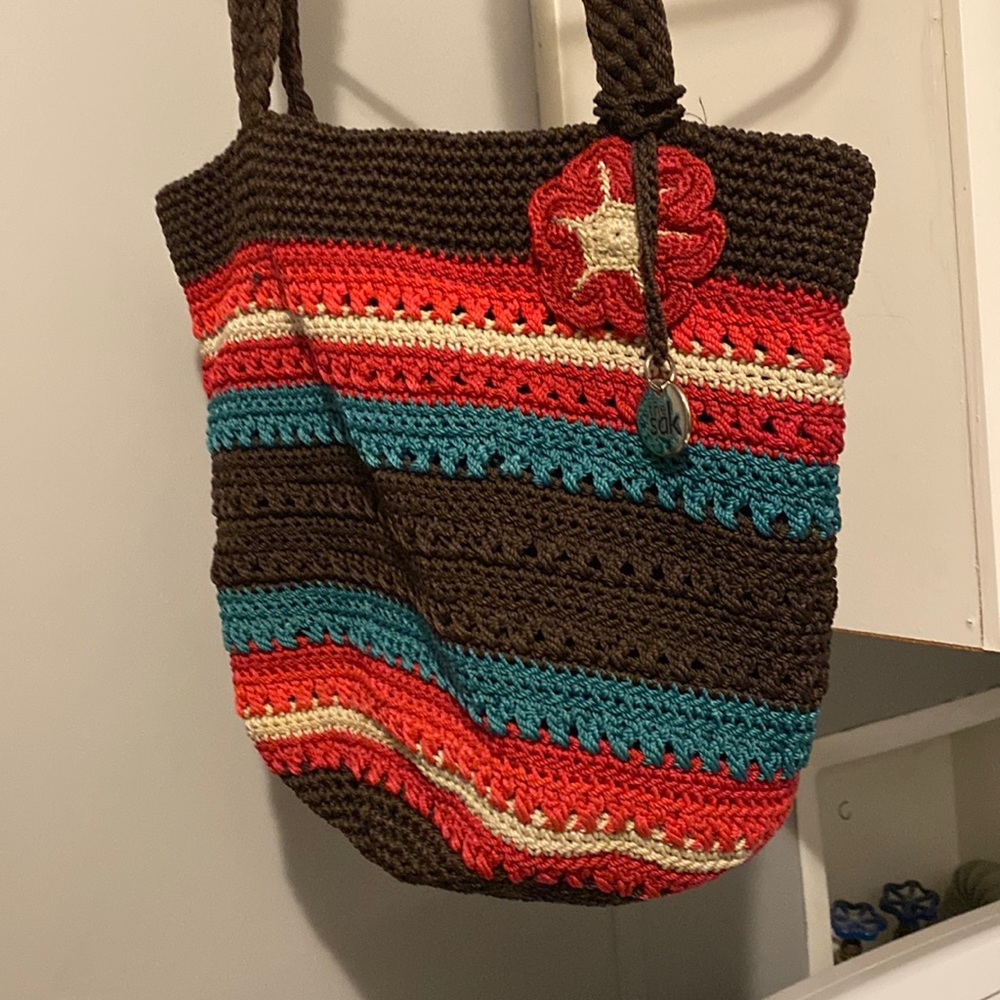 The Sak multicolor shoulder bag.